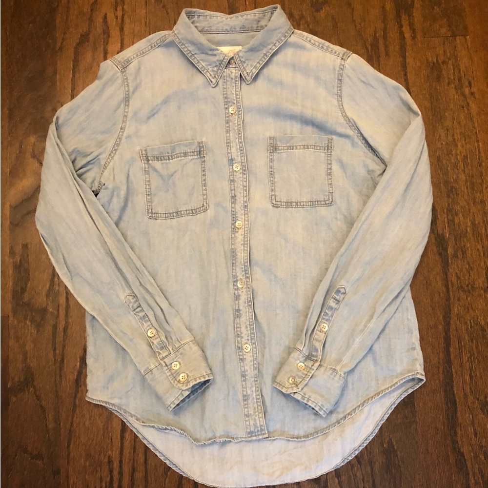 Button Down Denim Shirt